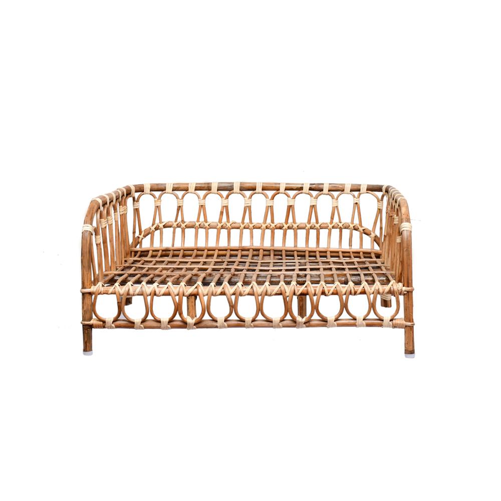 Rattan Pet Bed W/Cushion. Picture 5