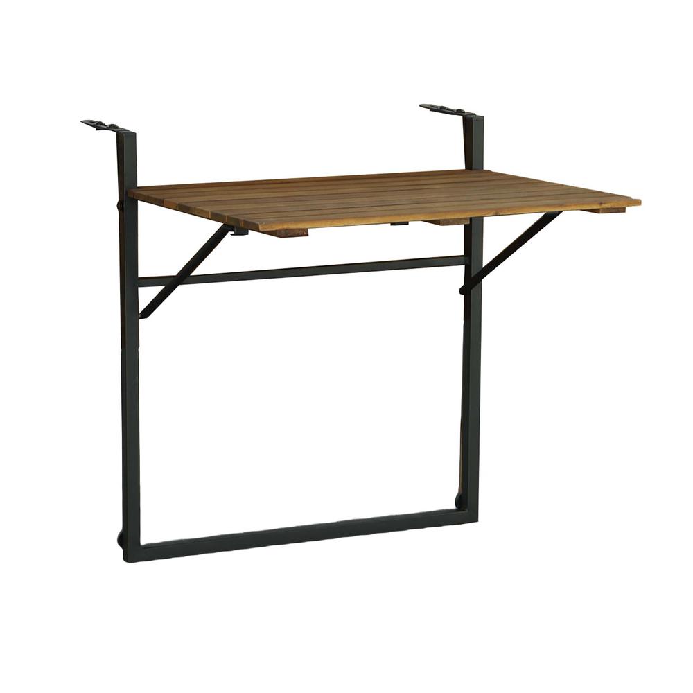 Balcony Table, Natural. Picture 2