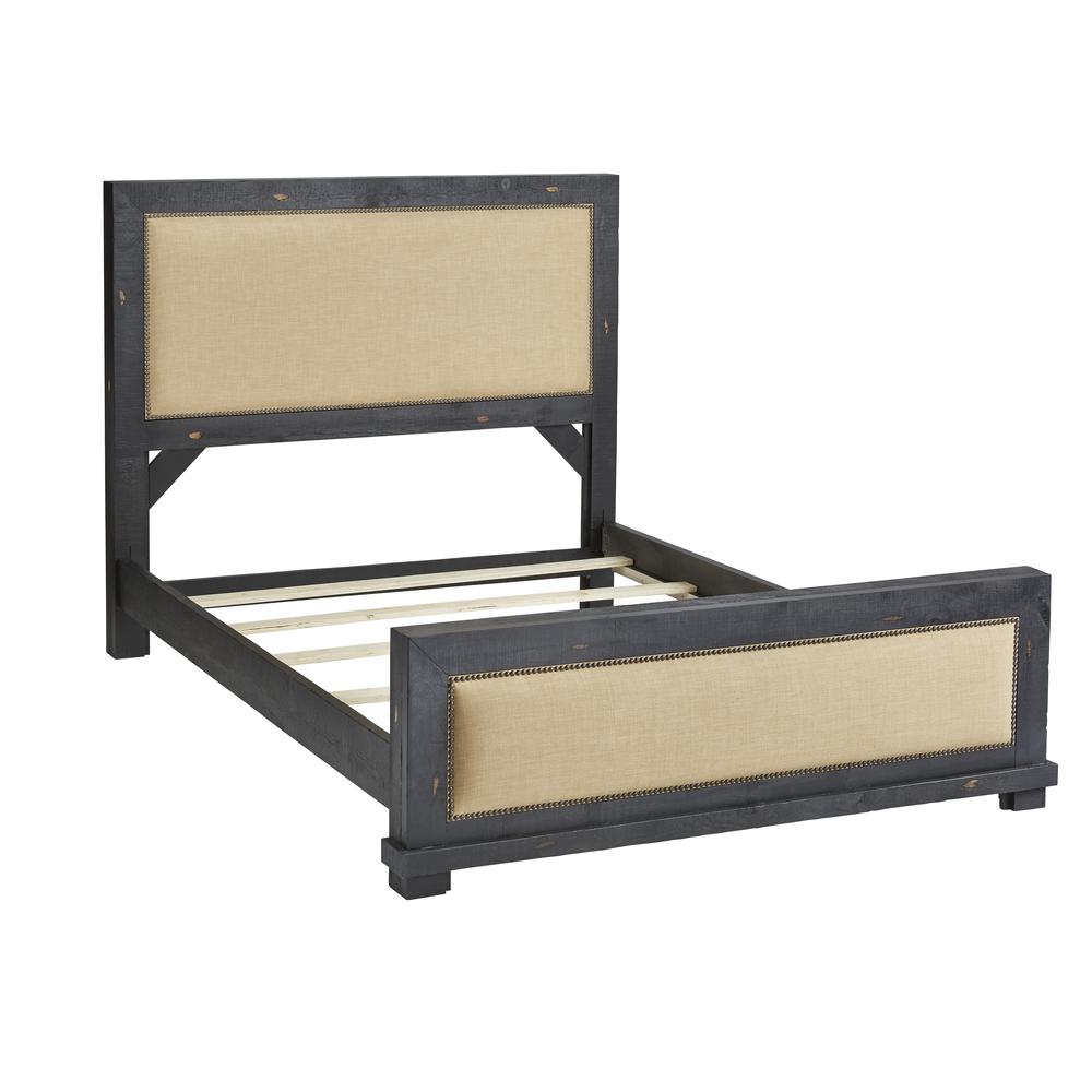 Queen Upholstered  Bed. Picture 2