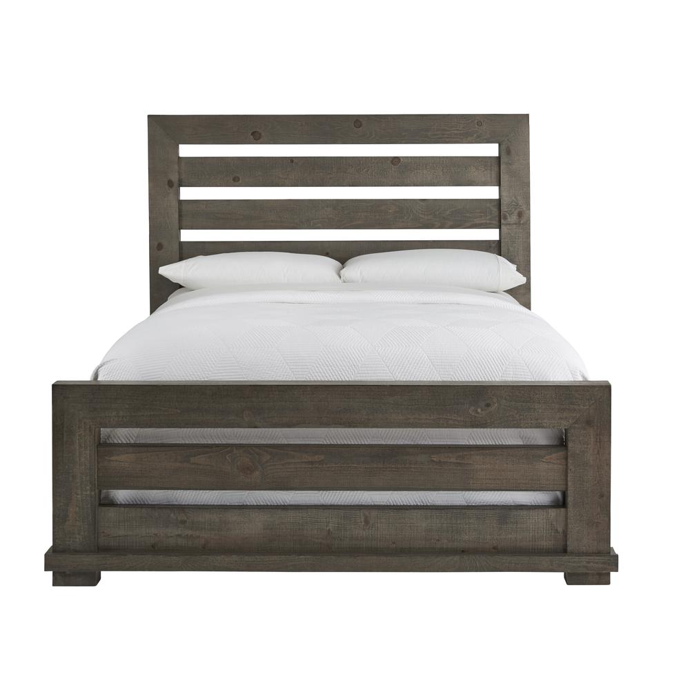 Queen Slat Bed. Picture 1