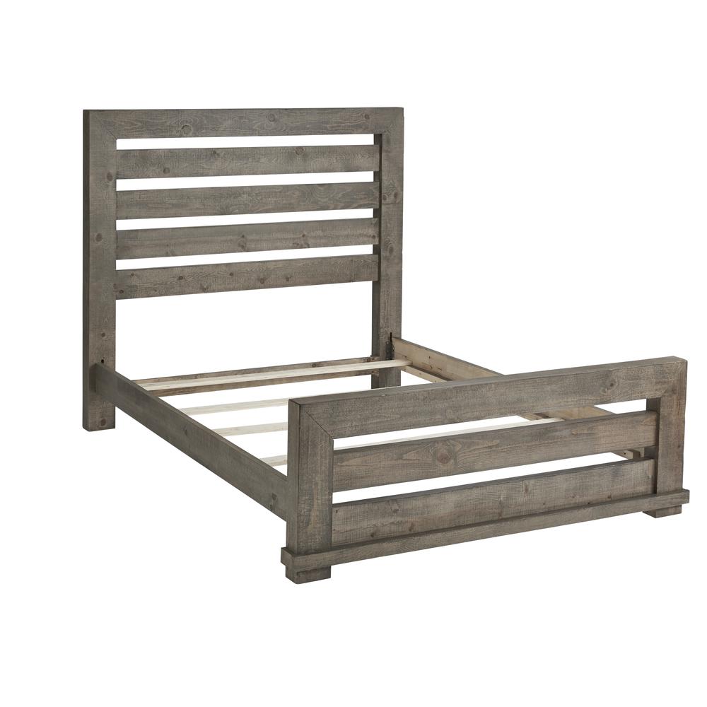 Queen Slat Bed. Picture 2