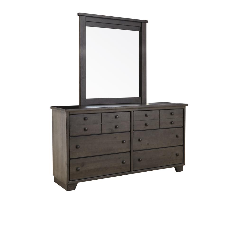 Drawer Dresser & Mirror. Picture 1