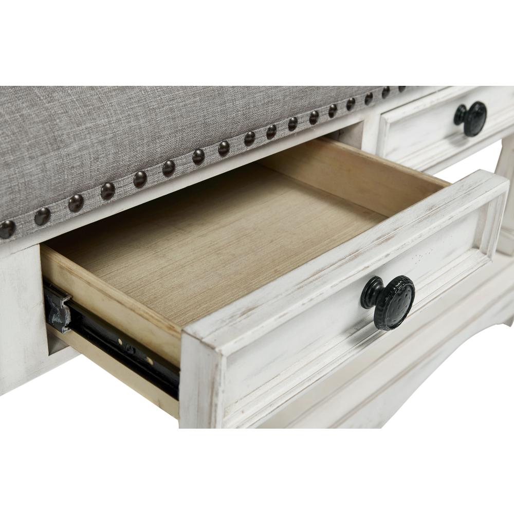 Square Upholstered Cocktail Table. Picture 2