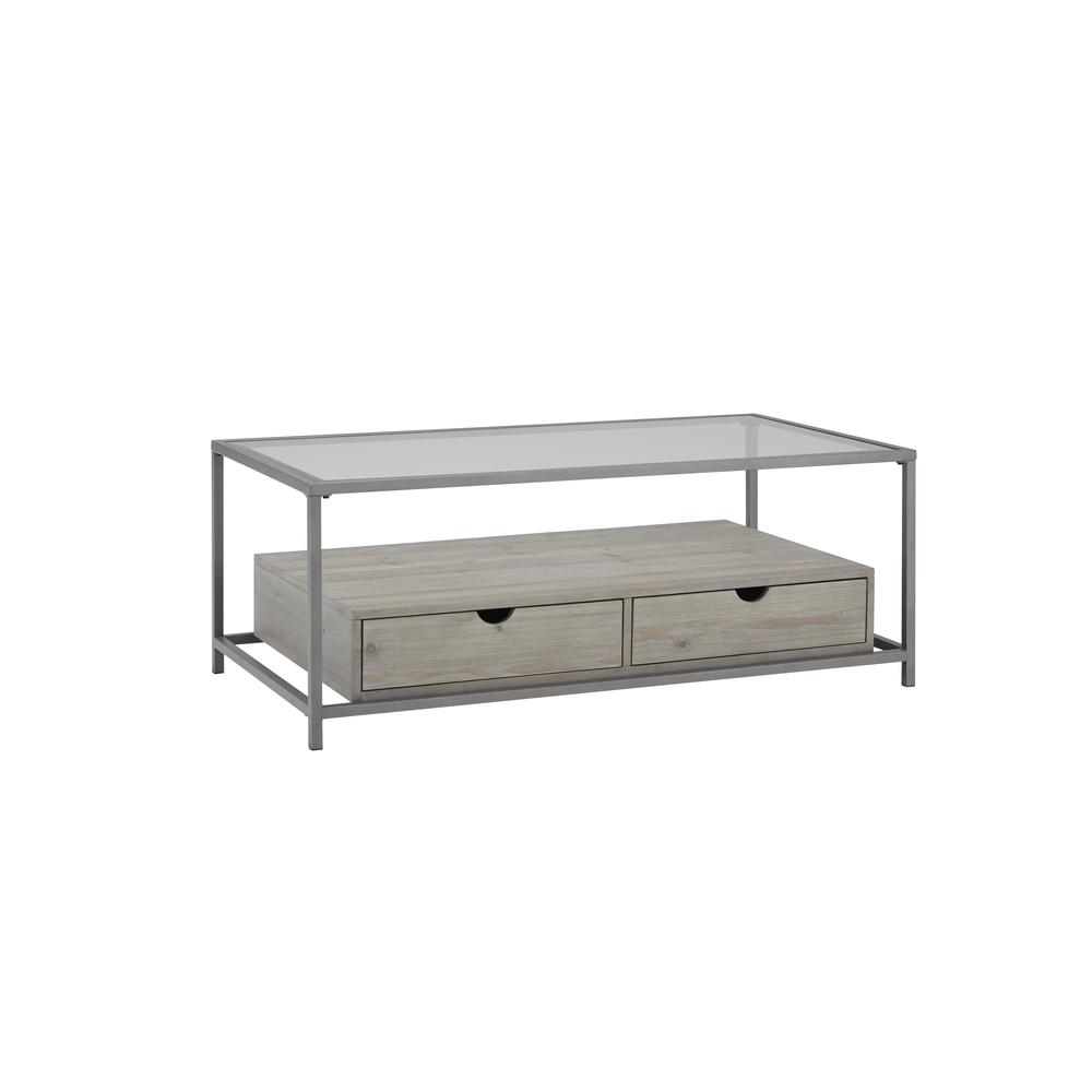 Cocktail Table, Sand Drift/Nickel. Picture 2