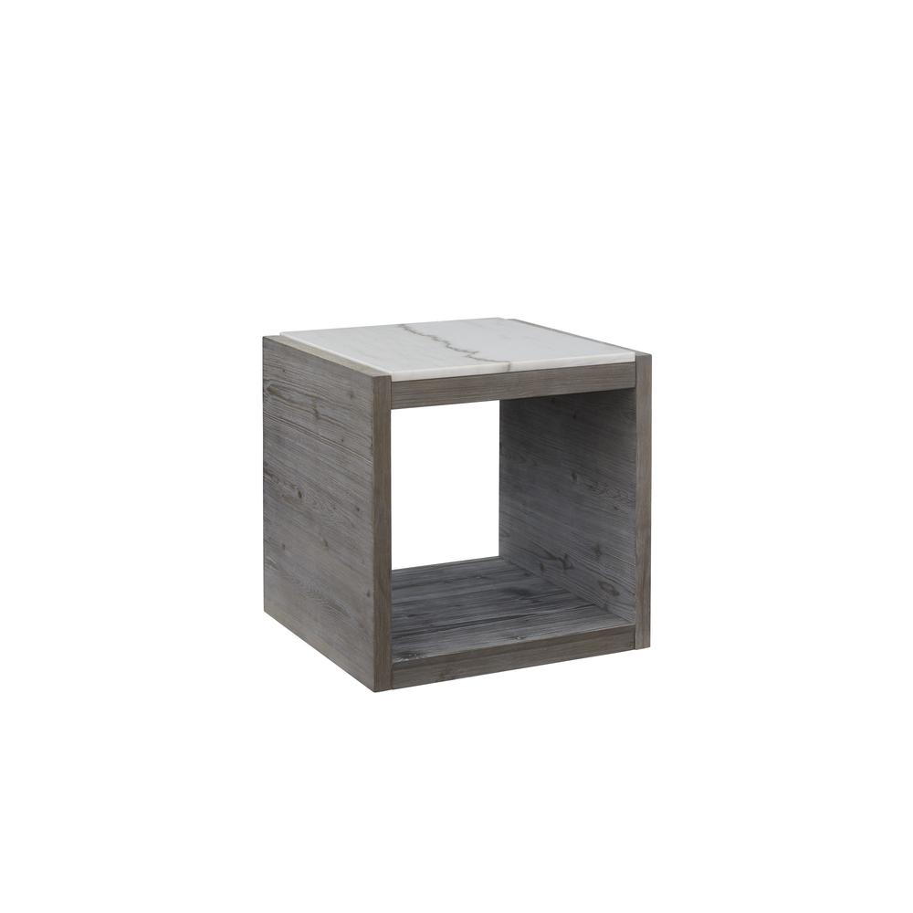 Marble Top End Table, Moonlit Gray. Picture 1