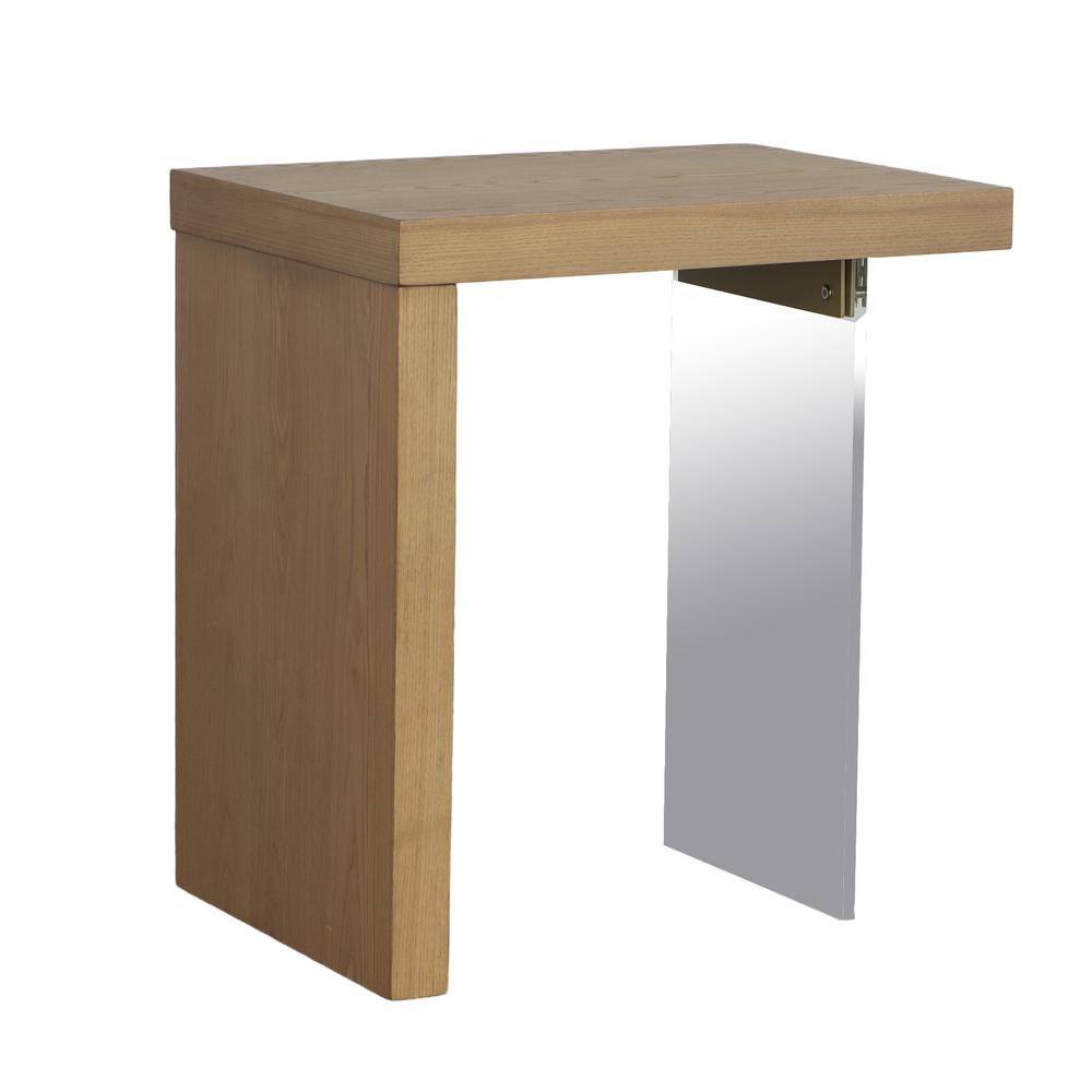 Chairside Table, Sandstone/Acrylic. Picture 2
