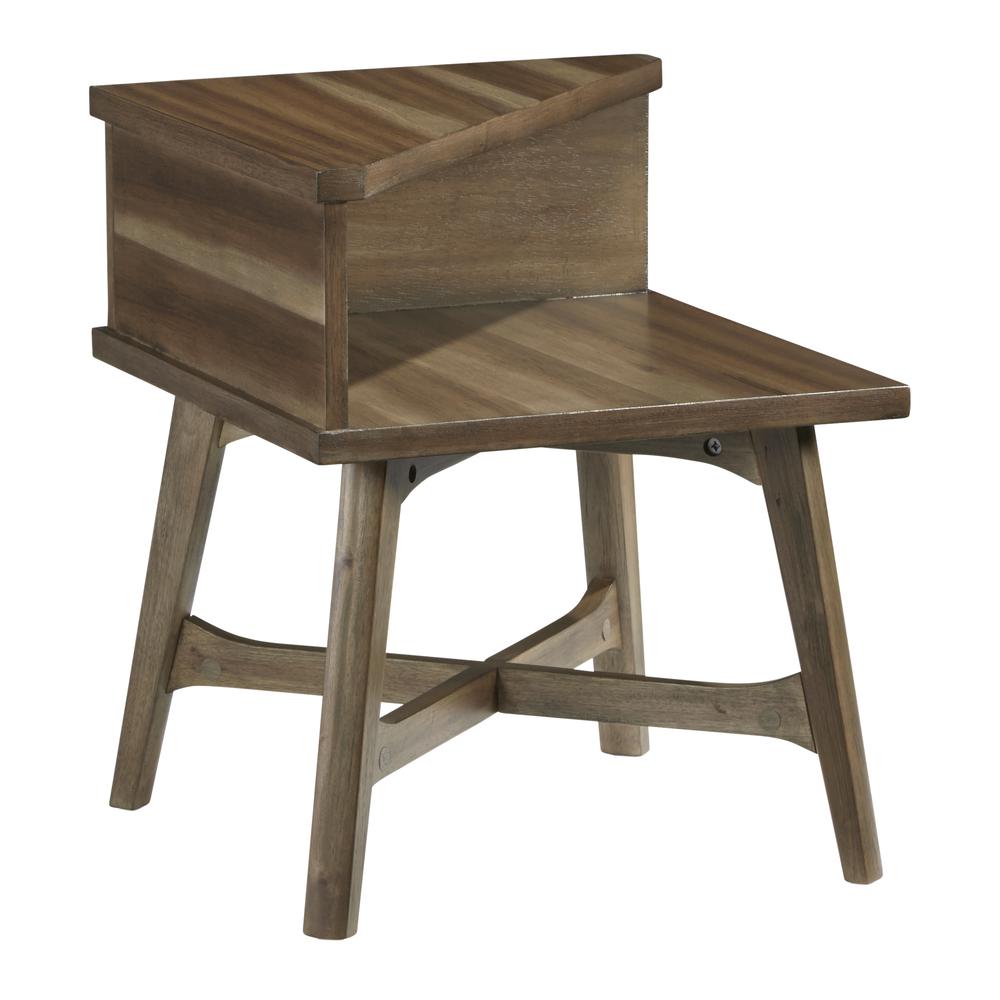 Chairside Table - Brown. Picture 1