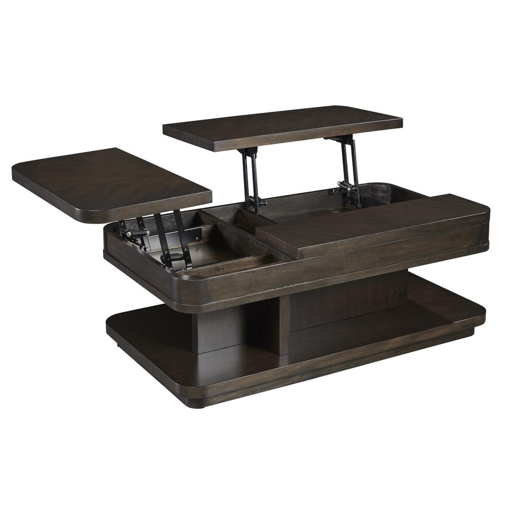 Rectangular Double-Lift Cocktail Table. Picture 1