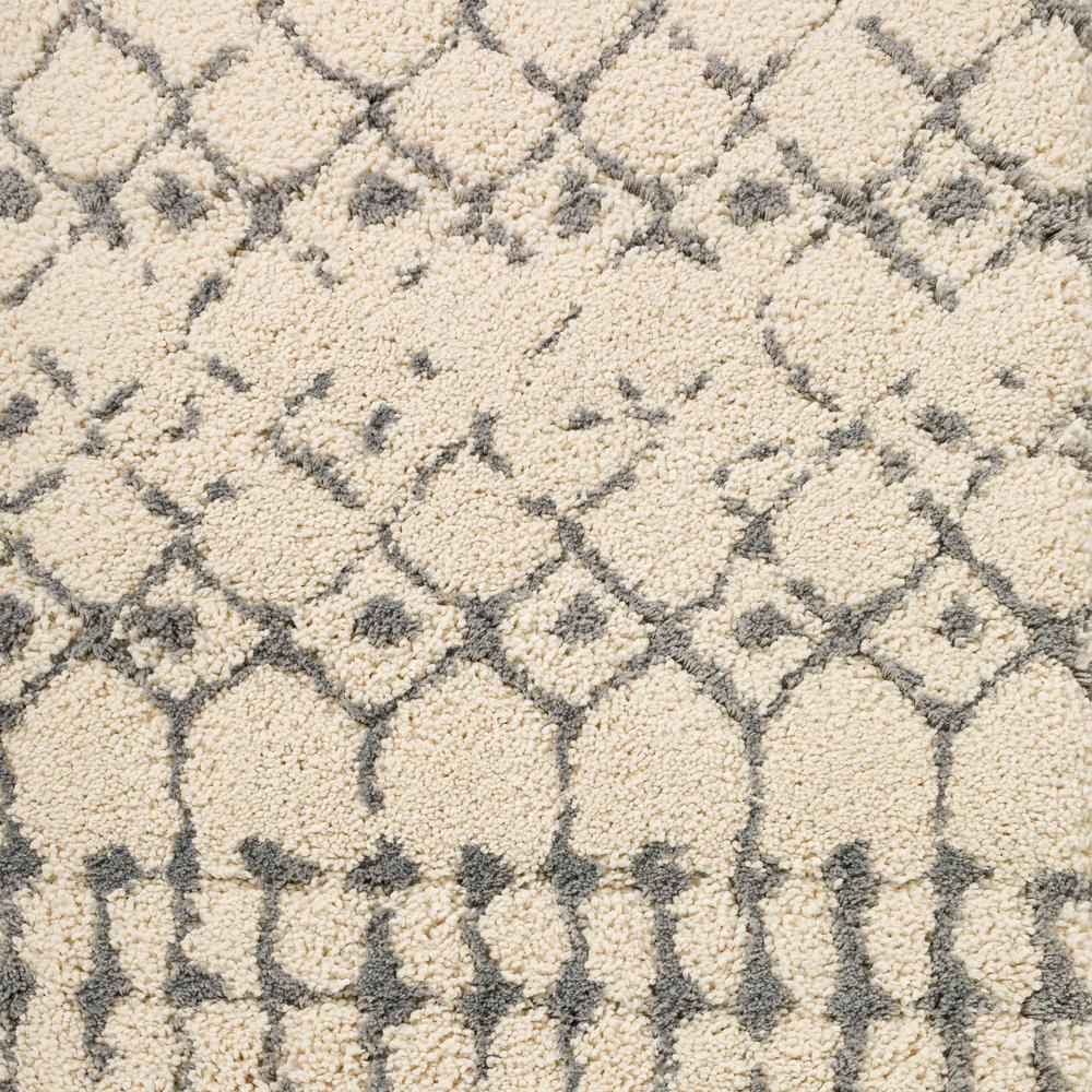 Marquee MQ2 Ivory/Metal 1'8" x 2'6" Rug. Picture 3