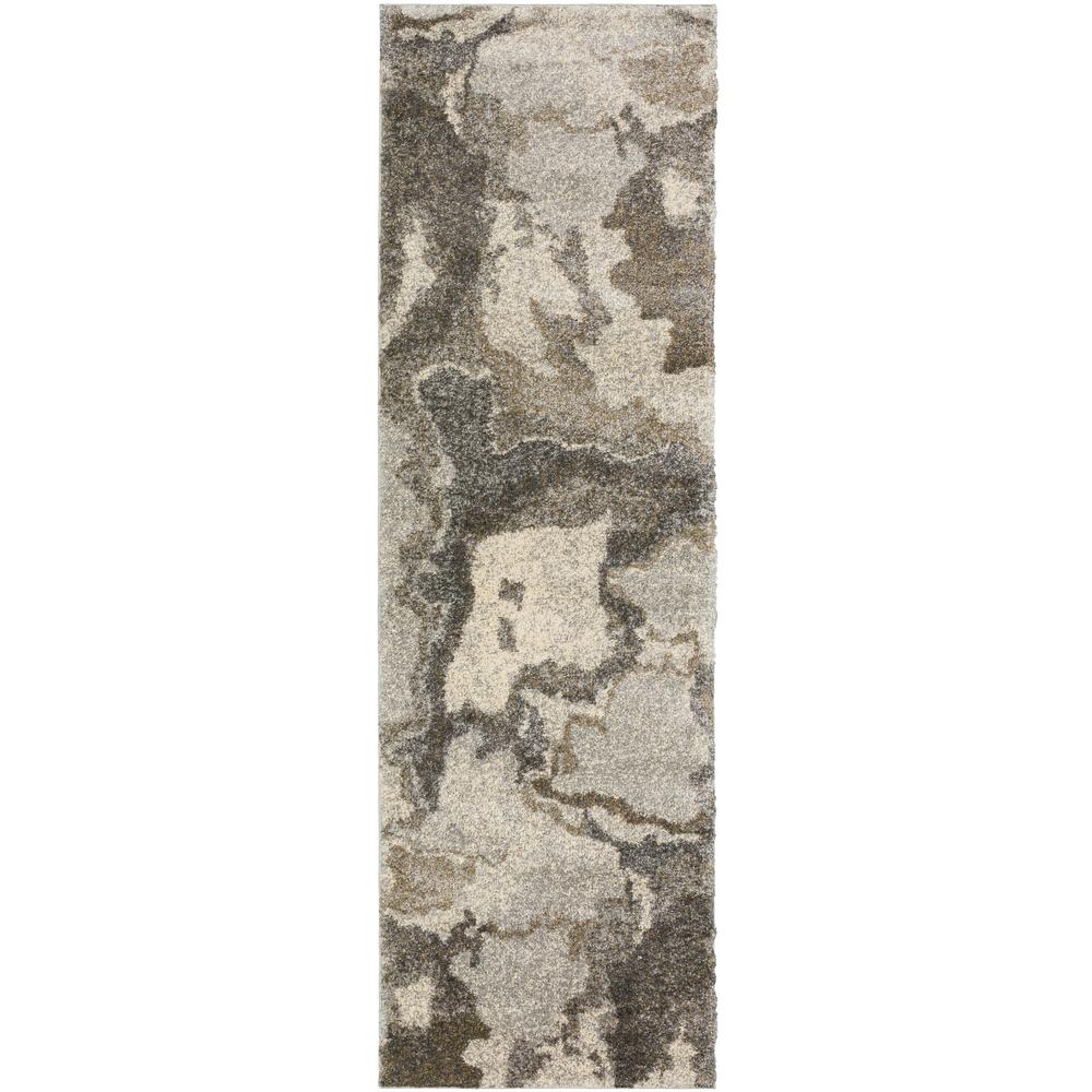 Orleans OR14 Taupe 2'3" x 7'5" Runner Rug. Picture 1