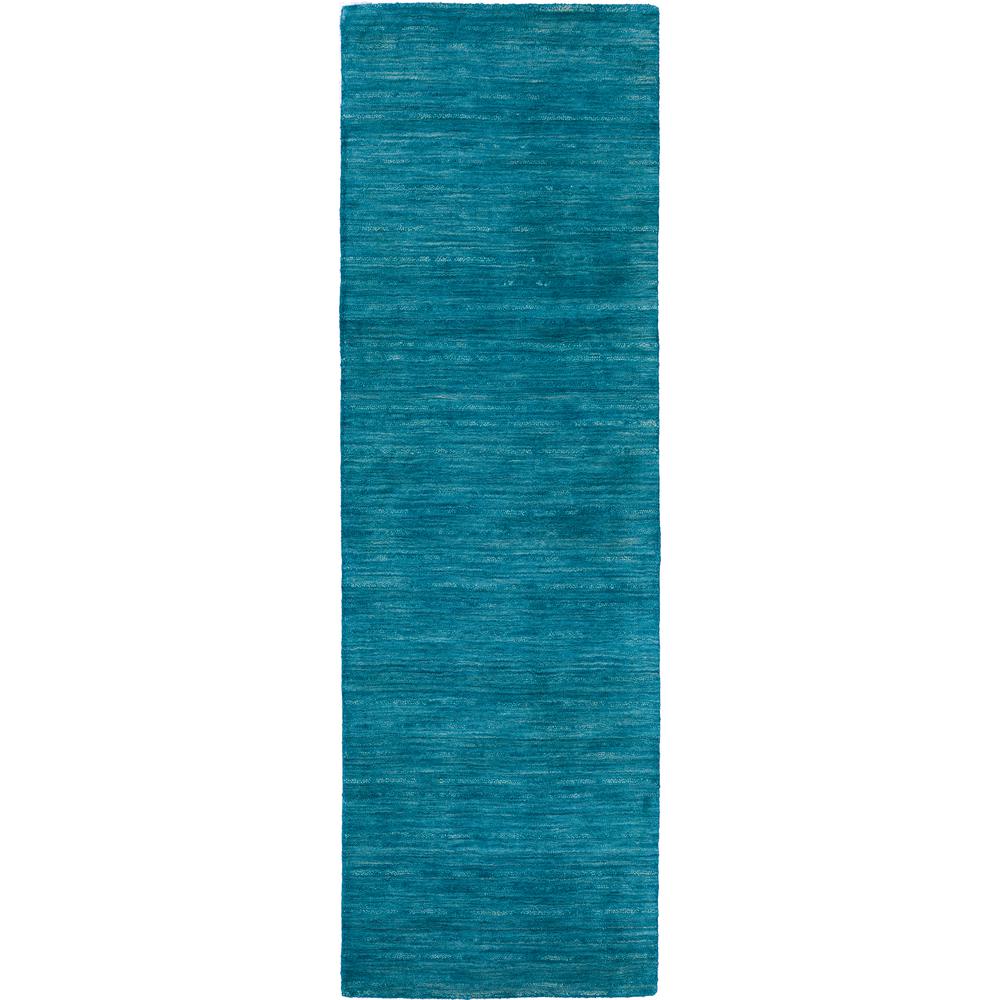 Rafia RF100 Cobalt 2'3" x 7'6" Runner Rug. Picture 1