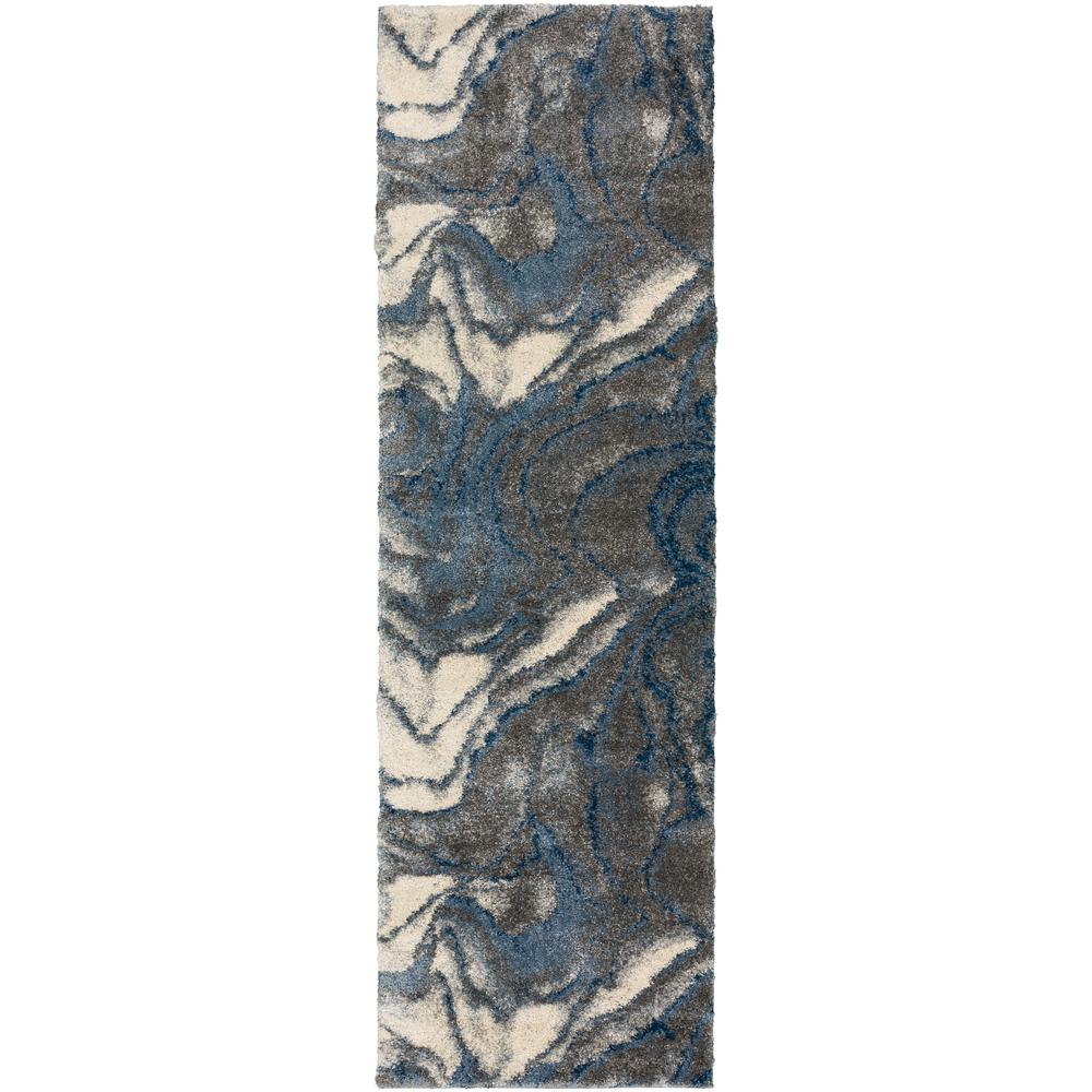 Orleans OR12 River Rock 2'3" x 7'5" Runner Rug. Picture 1