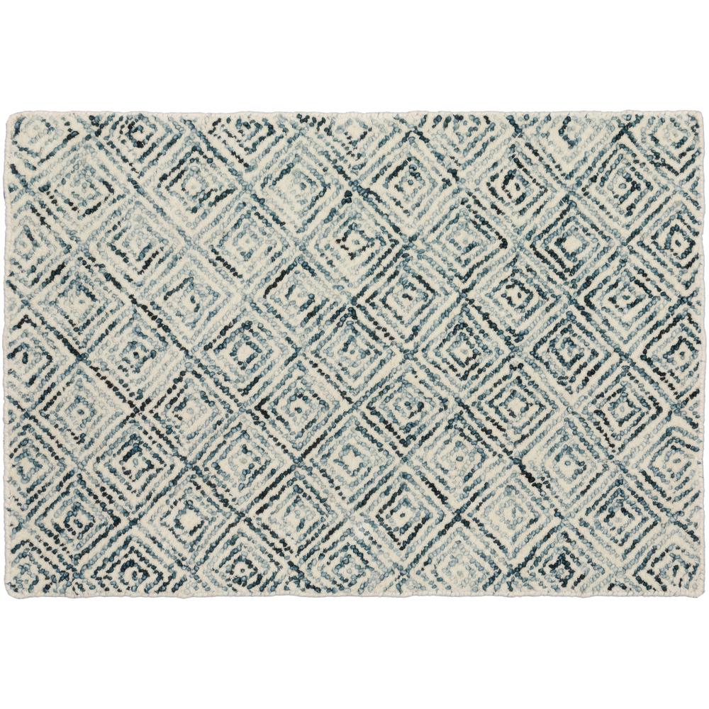 Zoe ZZ1 Charcoal 2' x 3' Rug. Picture 1