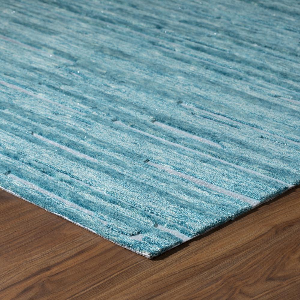 Vibes VB1 Blue 2'3" x 7'6" Runner Rug, VB1TE2X8. Picture 4