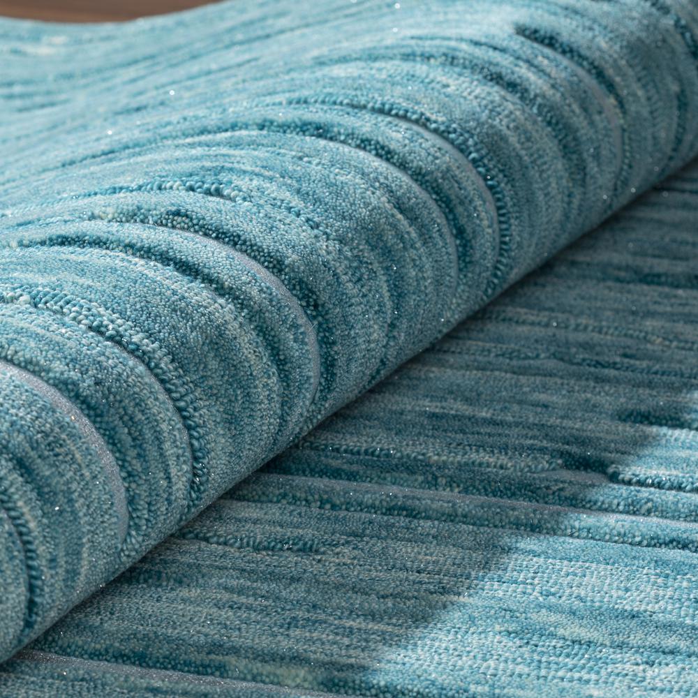 Vibes VB1 Blue 2'3" x 7'6" Runner Rug, VB1TE2X8. Picture 6