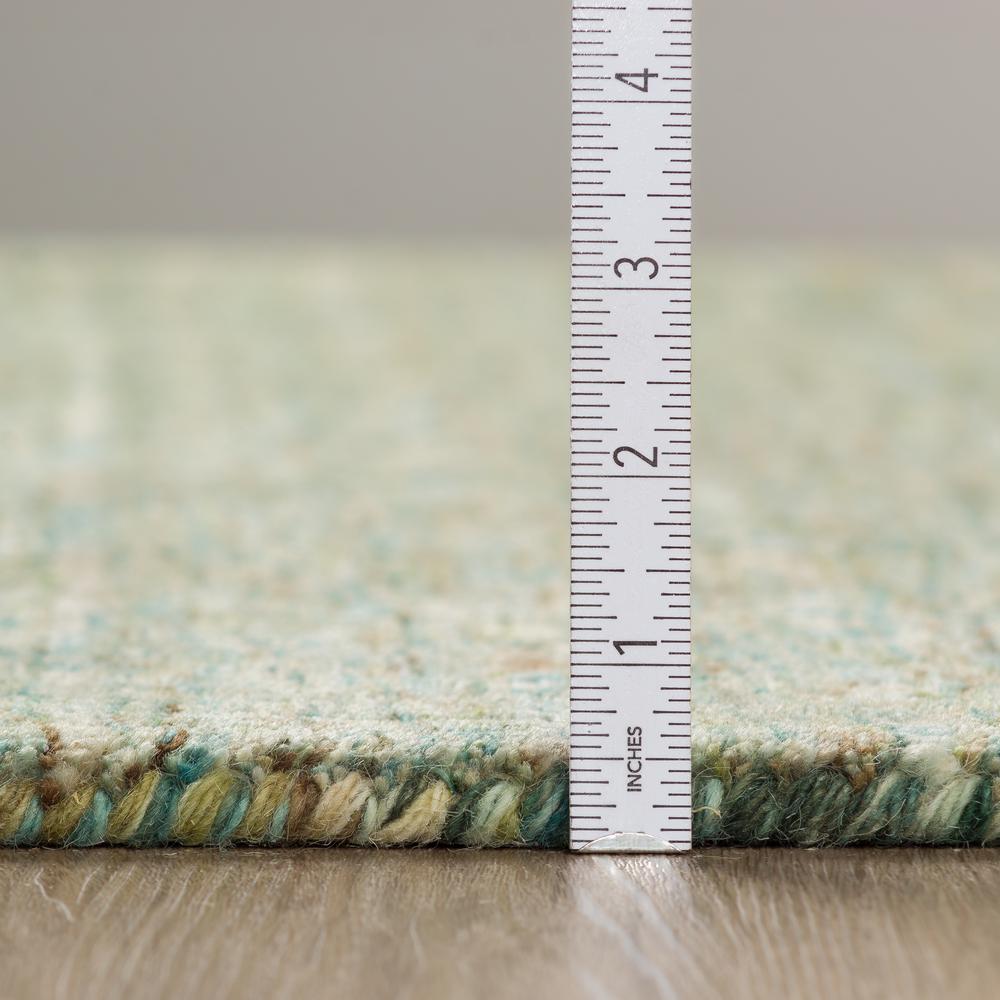 Reya RY7 Turquoise 2'3" x 7'6" Runner Rug. Picture 2