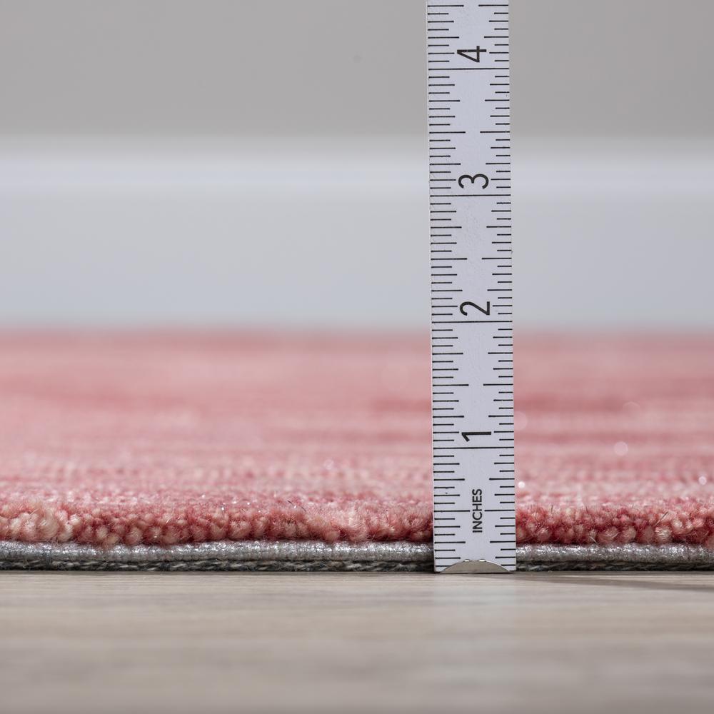 Vibes VB1 Pink 2'3" x 7'6" Runner Rug. Picture 5