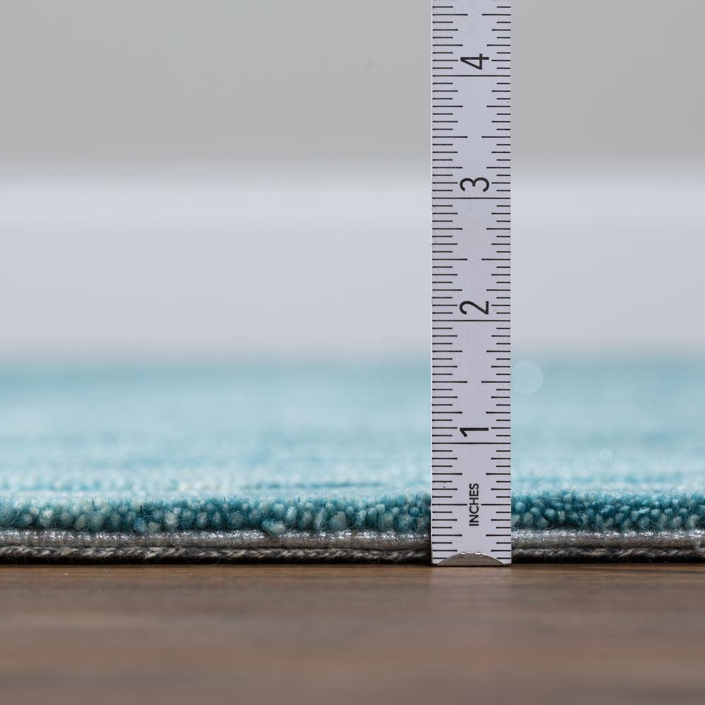Vibes VB1 Blue 2'3" x 7'6" Runner Rug, VB1TE2X8. Picture 5