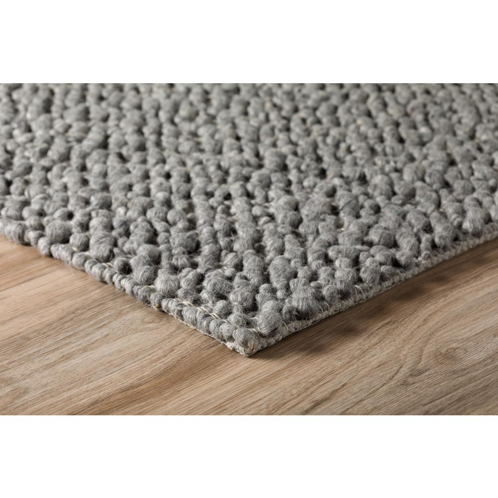 Gorbea GR1 Pewter 2'3" x 7'6" Runner Rug. Picture 4