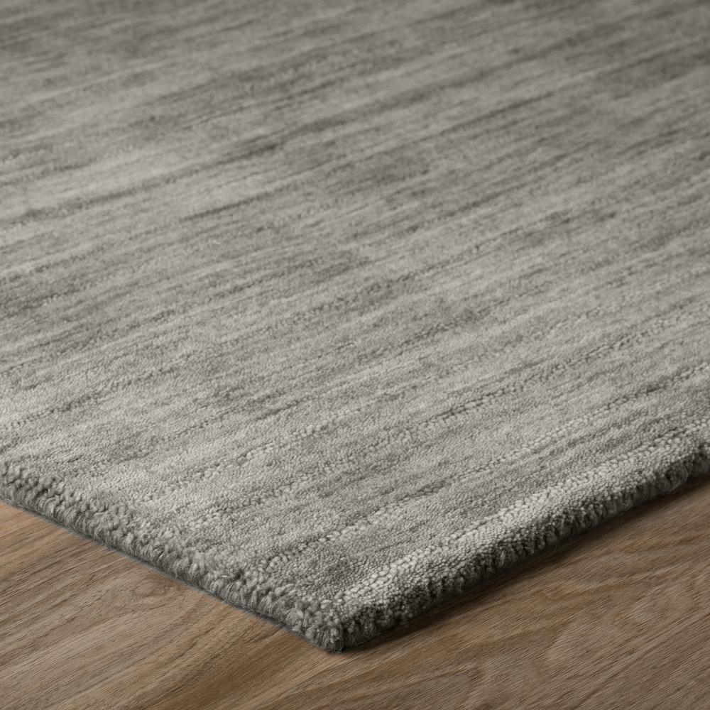 Rafia RF100 Charcoal 2'3" x 7'6" Runner Rug. Picture 4