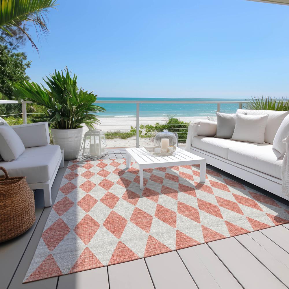 Chantille ACN578 Orange 10' x 14' Rug. Picture 8