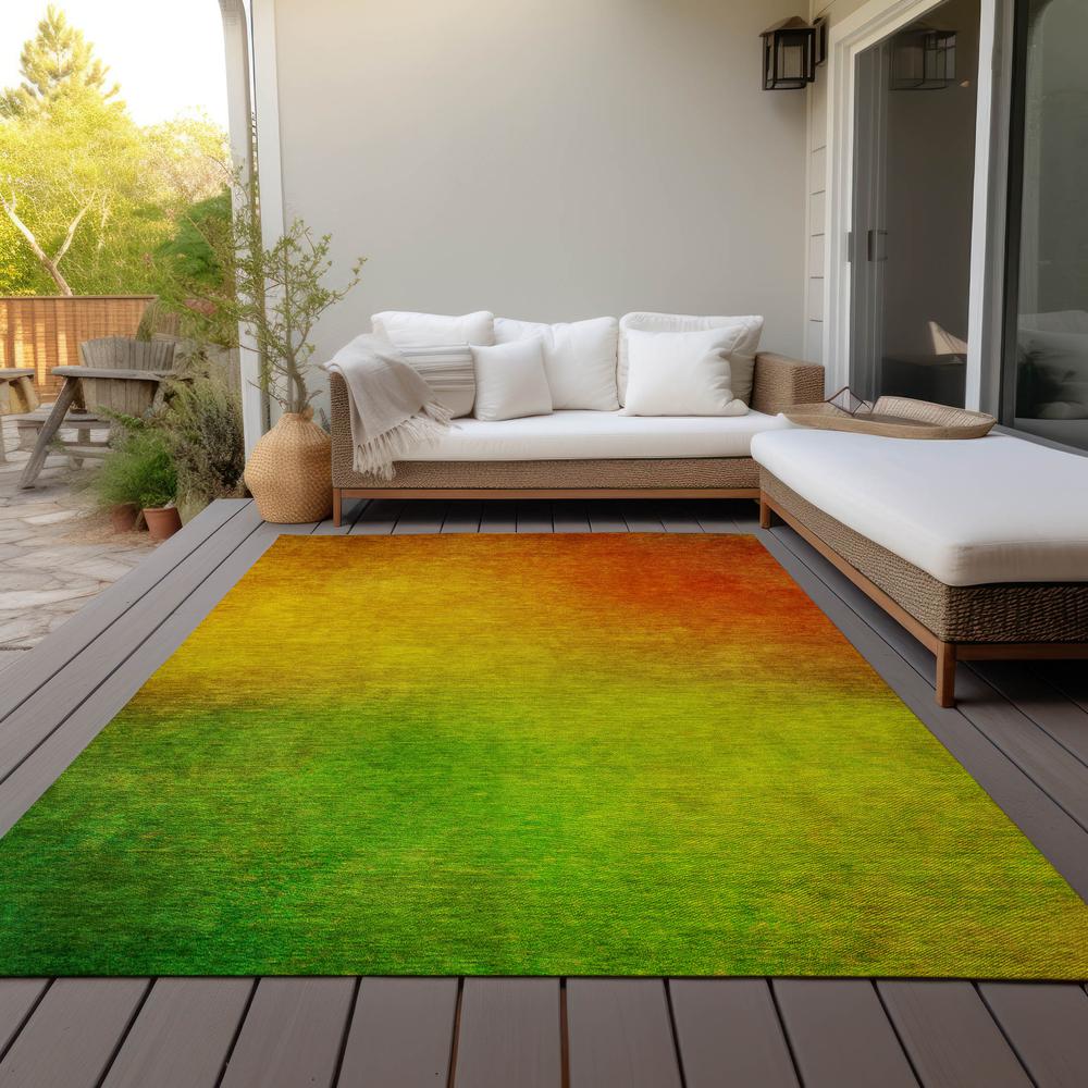 Chantille ACN583 Orange 10' x 14' Rug. Picture 8
