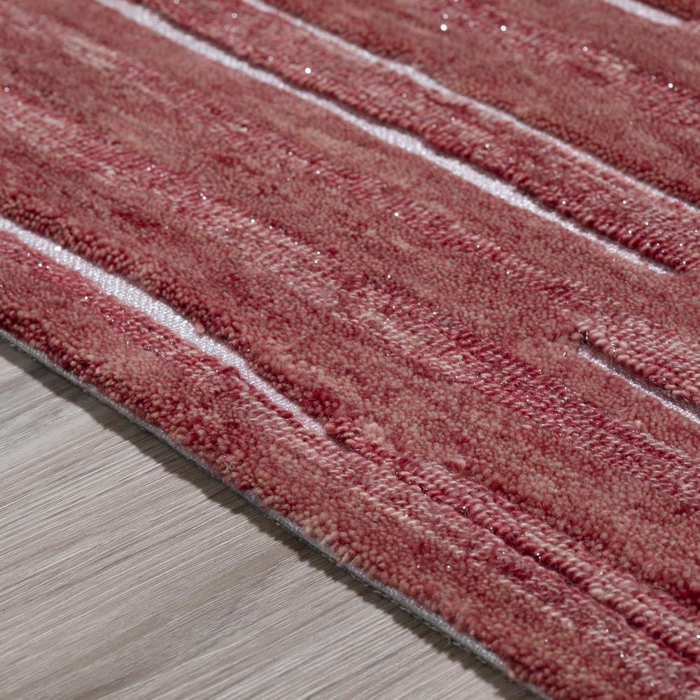Vibes VB1 Pink 2'3" x 7'6" Runner Rug. Picture 11