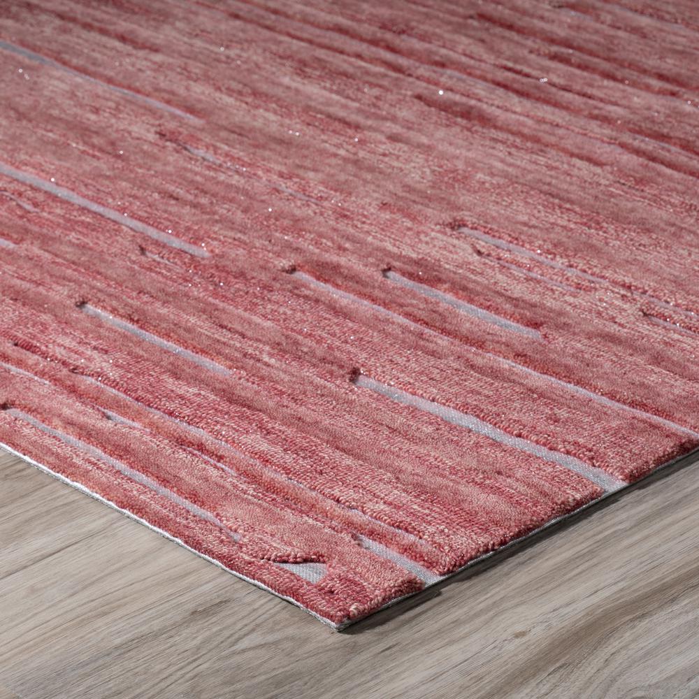 Vibes VB1 Pink 2'3" x 7'6" Runner Rug. Picture 4