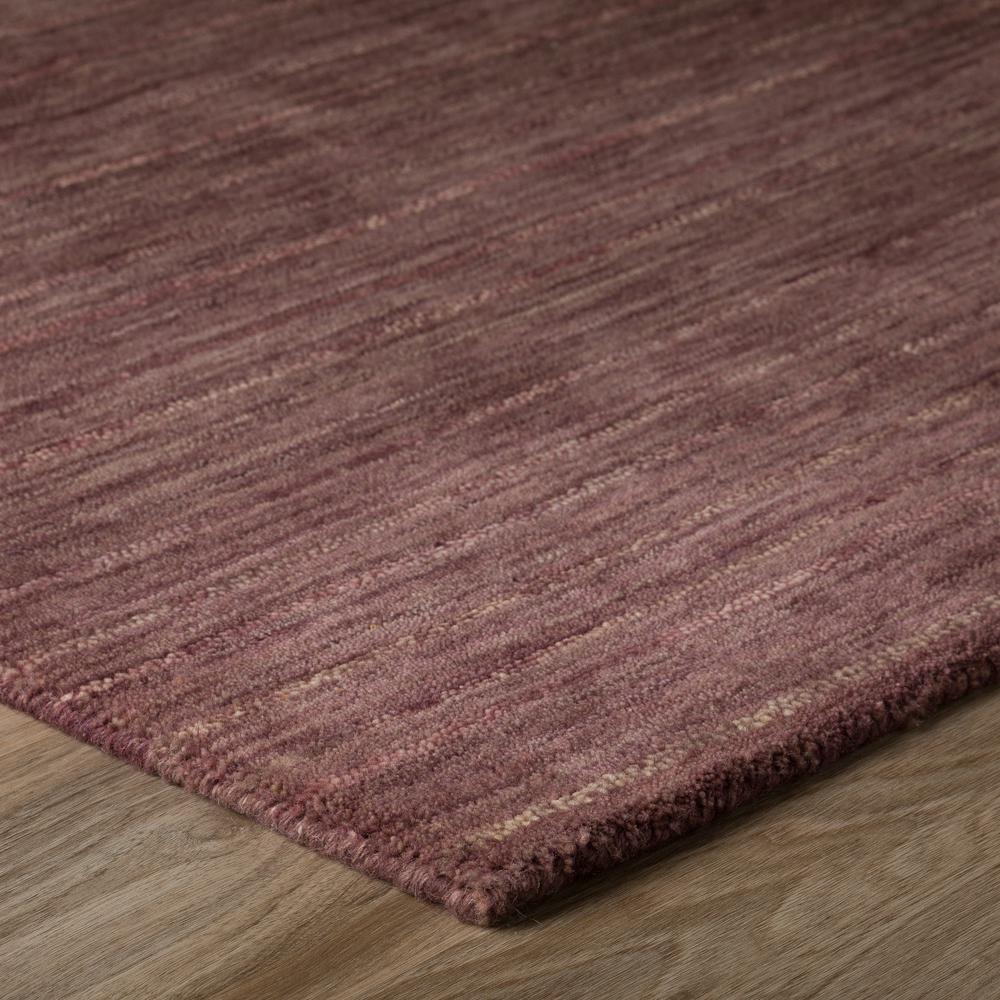 Rafia RF100 Plum 2'3" x 7'6" Runner Rug. Picture 4