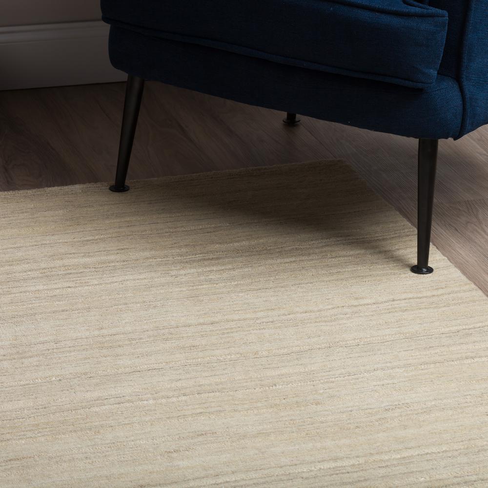 Rafia RF100 Linen 2'3" x 7'6" Runner Rug. Picture 9