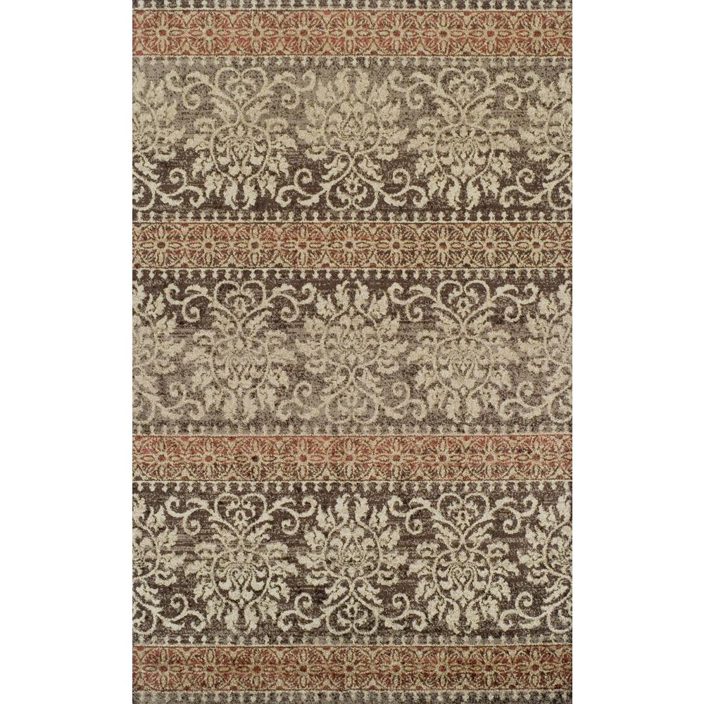 Gala GA6 Chocolate 3'3" x 5'1" Rug. Picture 1