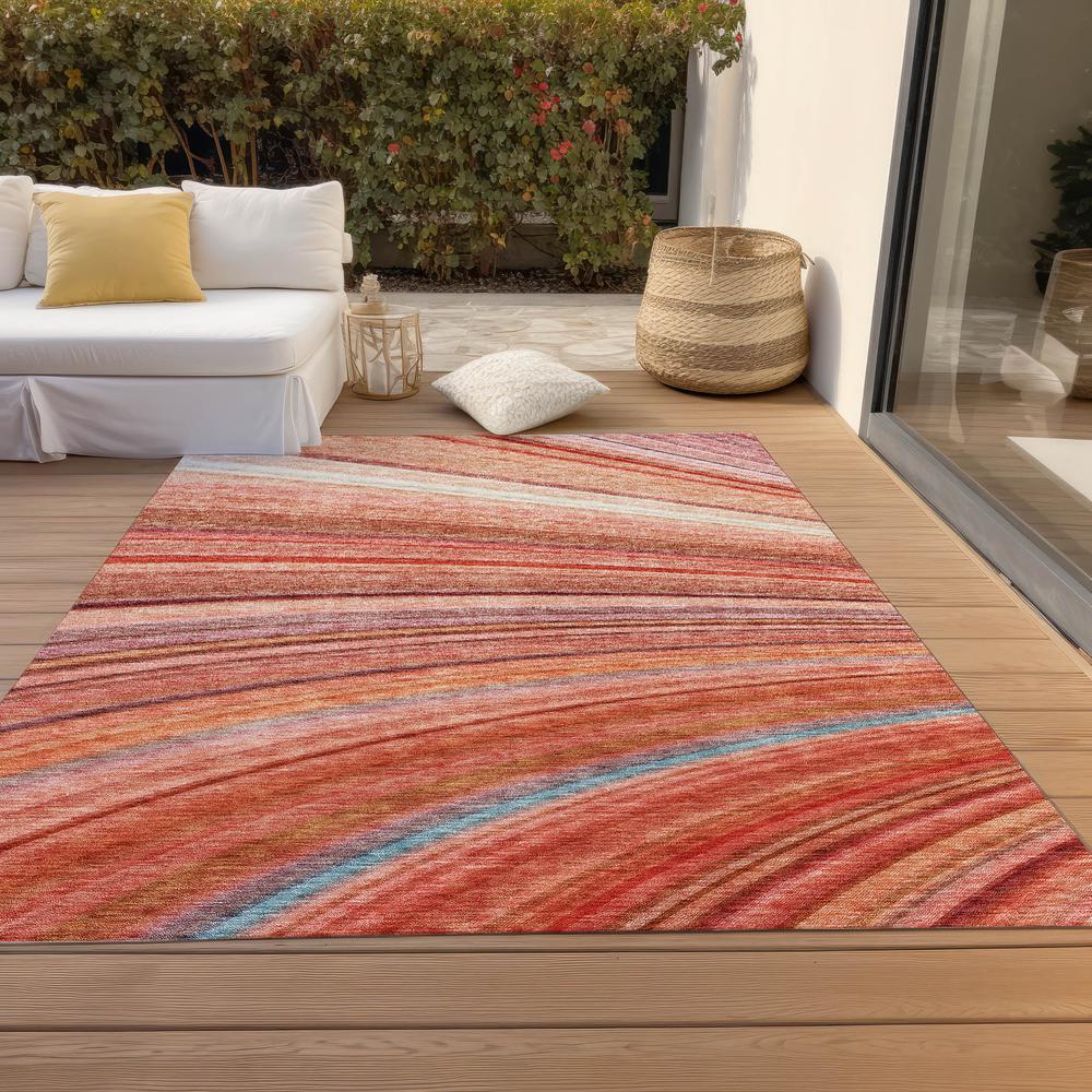 Chantille ACN585 Orange 10' x 14' Rug. Picture 9