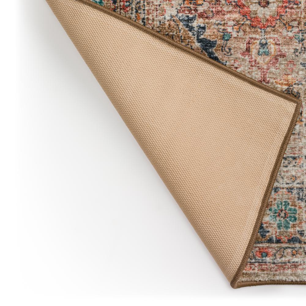 Jericho JC1 Taupe 8' x 8' Round Rug. Picture 6