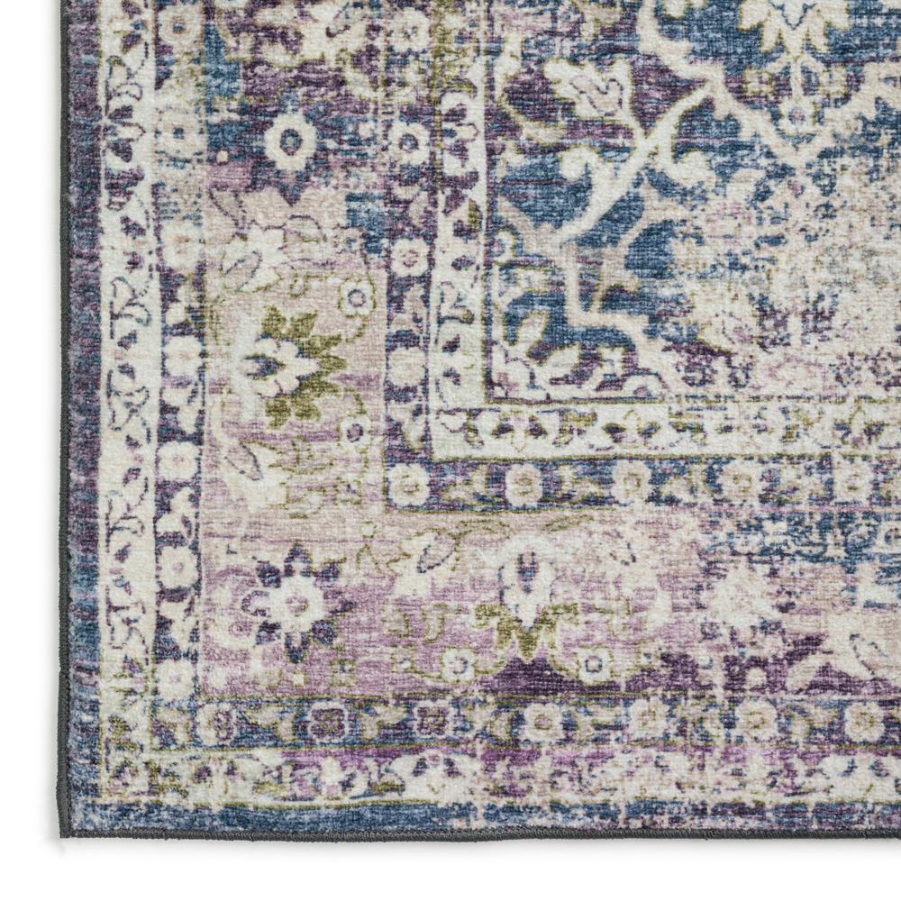 Jericho JC3 Violet 8' x 8' Round Rug. Picture 3