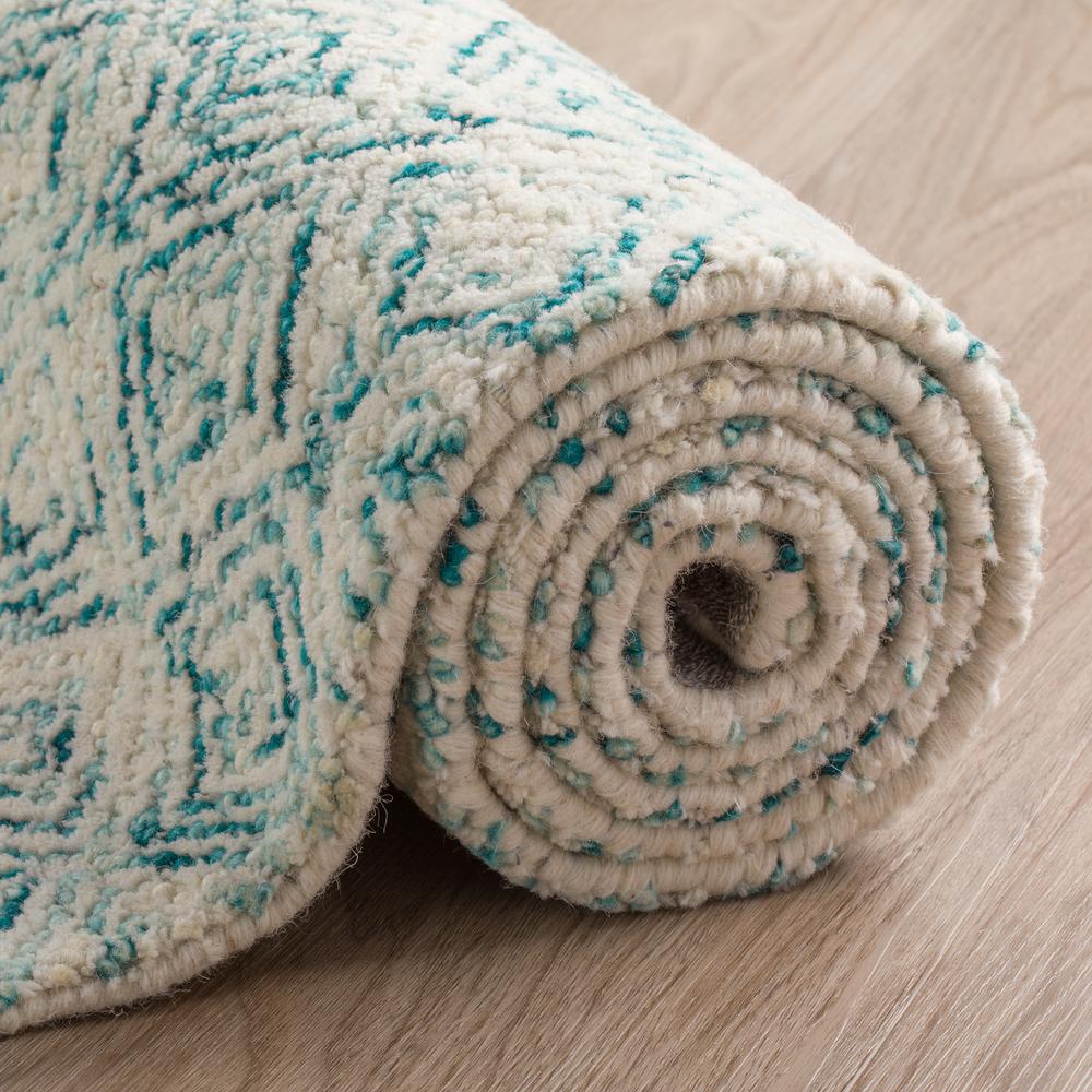 Zoe ZZ1 Teal 3'6" x 5'6" Rug. Picture 10