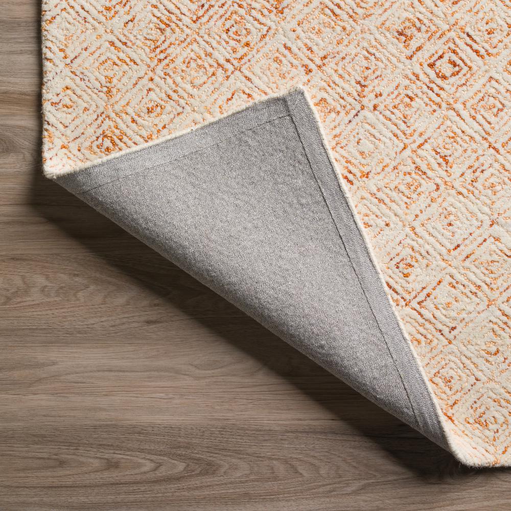 Zoe ZZ1 Orange 5' x 7'6" Rug. Picture 7