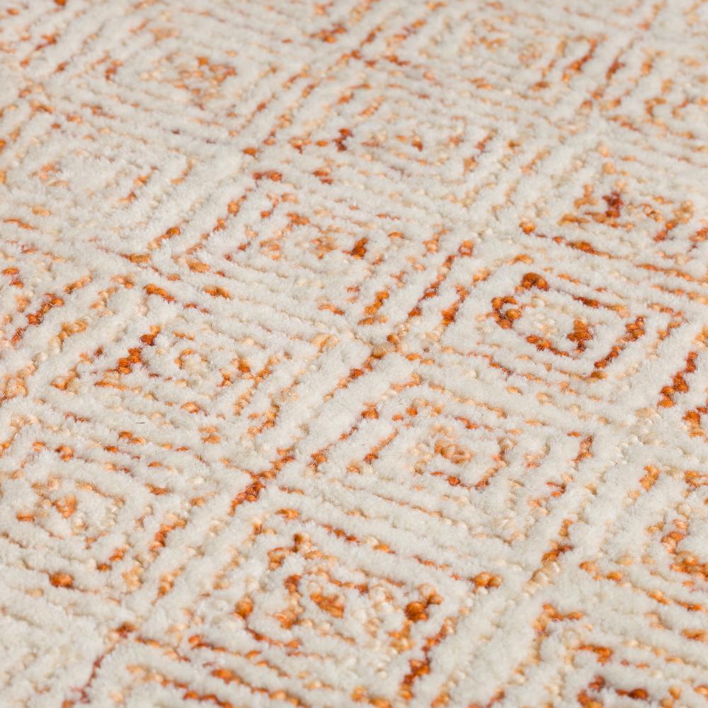 Zoe ZZ1 Orange 5' x 7'6" Rug. Picture 8