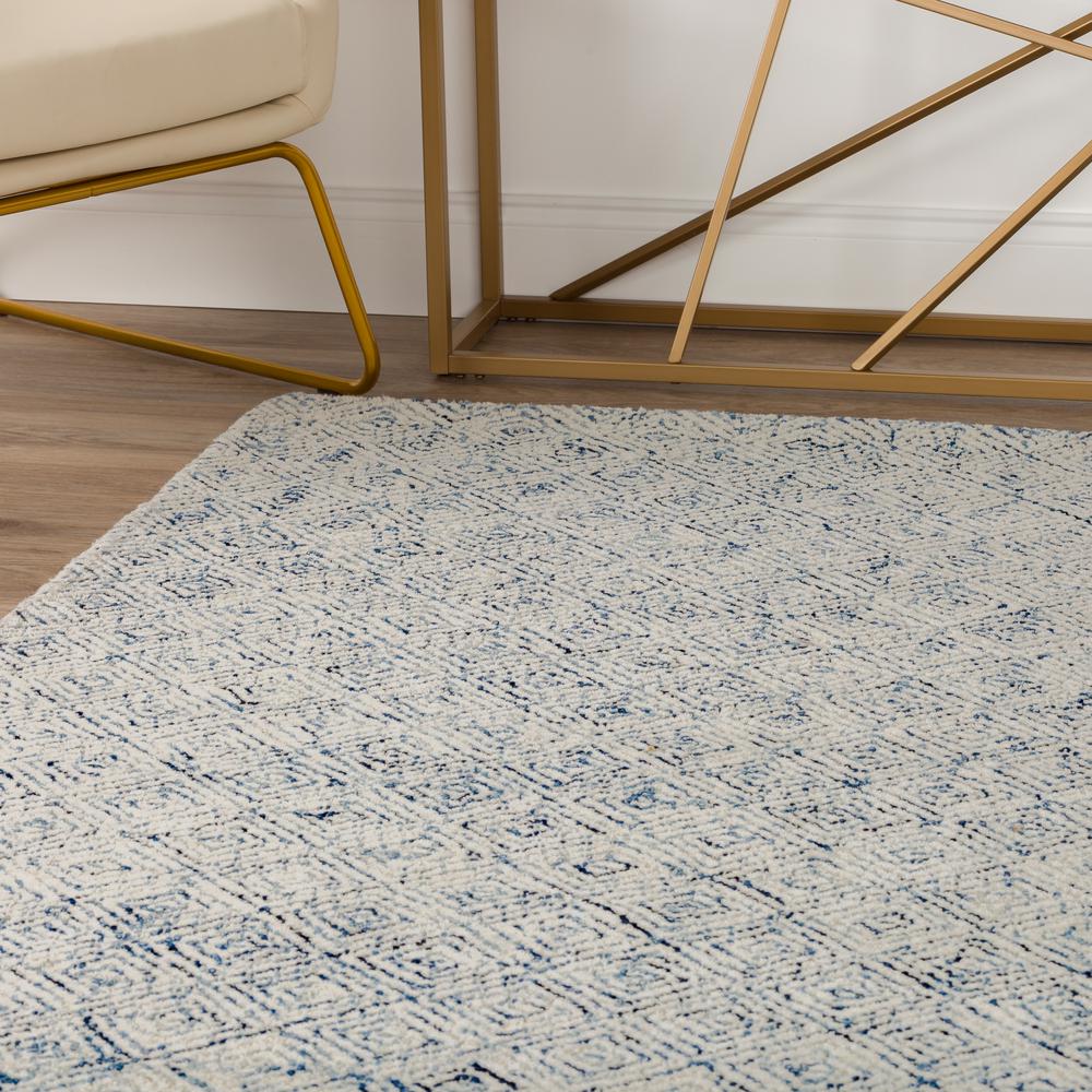 Zoe ZZ1 Navy 5' x 7'6" Rug. Picture 9