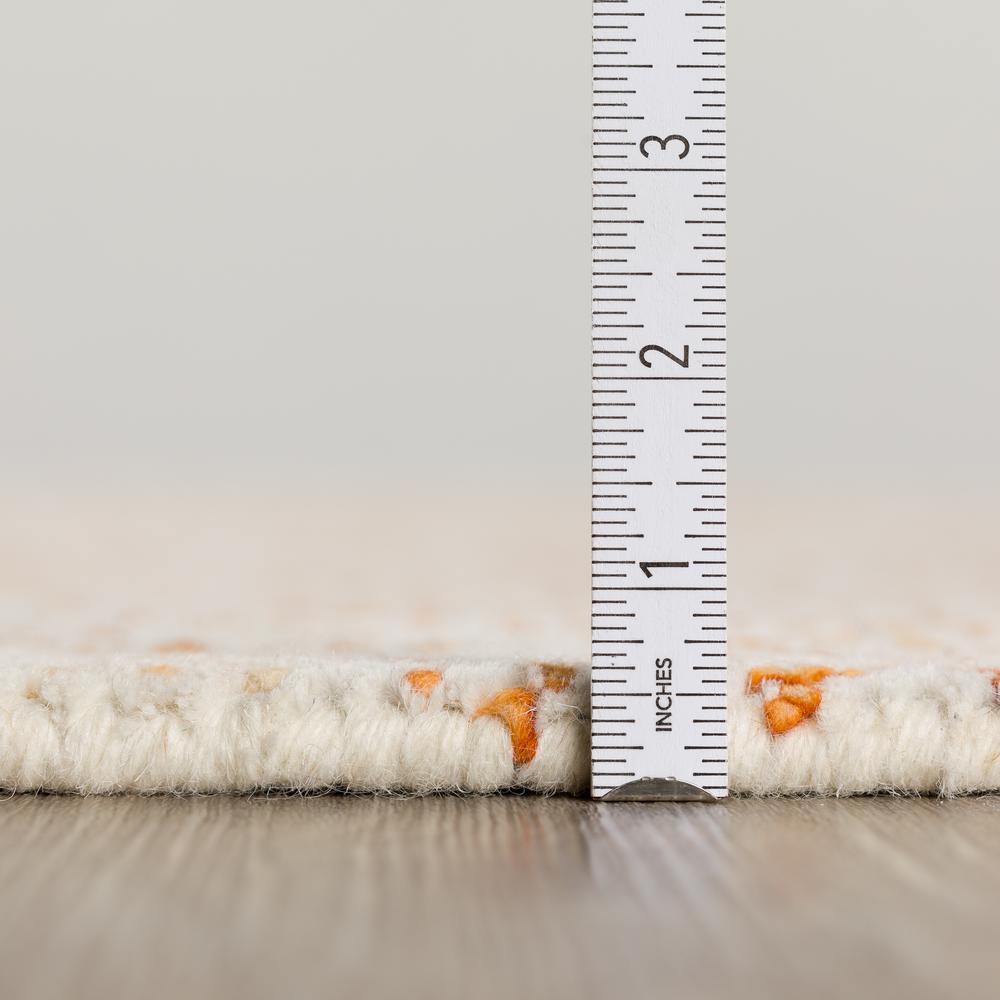 Zoe ZZ1 Orange 5' x 7'6" Rug. Picture 5