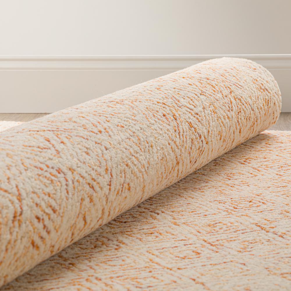 Zoe ZZ1 Orange 5' x 7'6" Rug. Picture 6