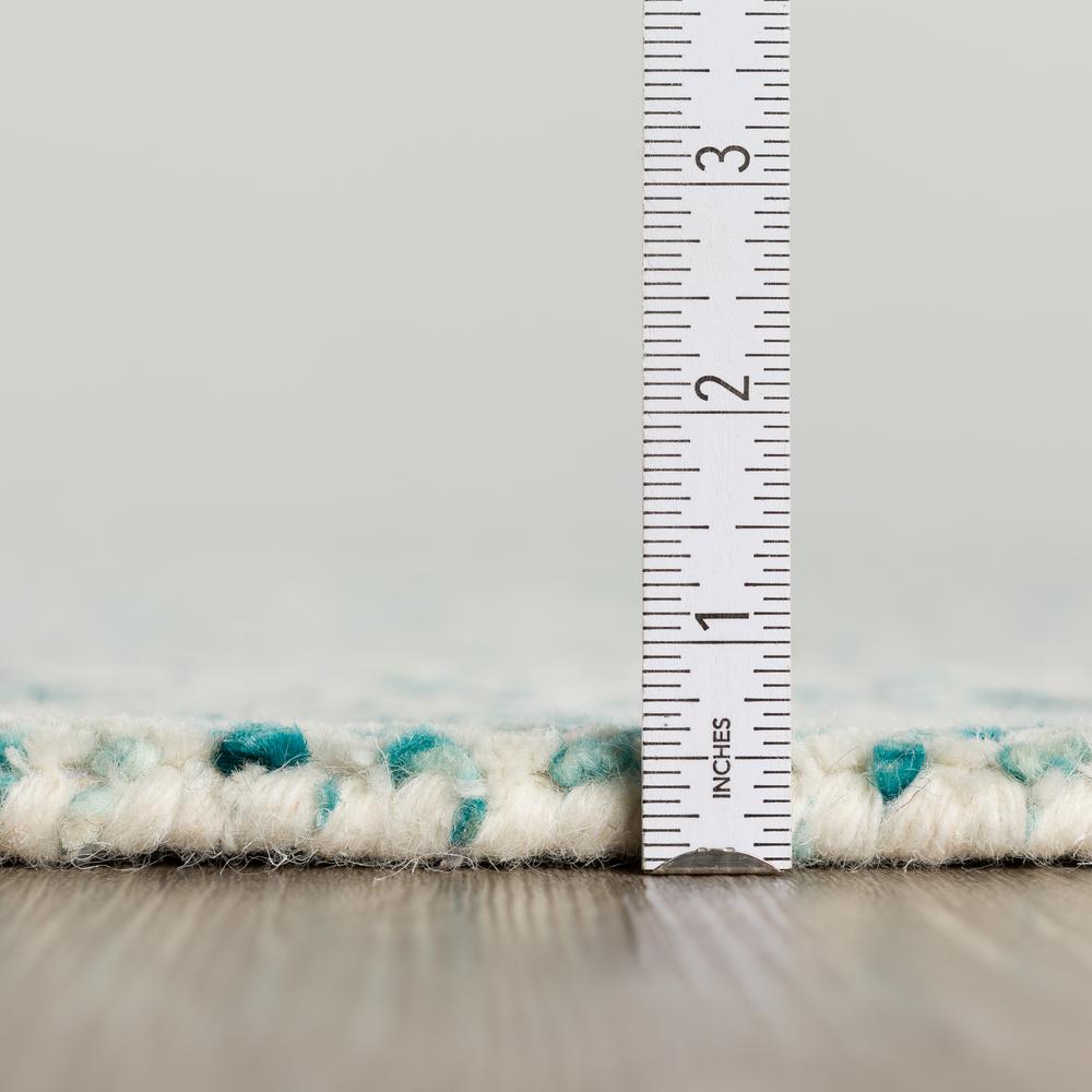 Zoe ZZ1 Teal 5' x 7'6" Rug. Picture 5