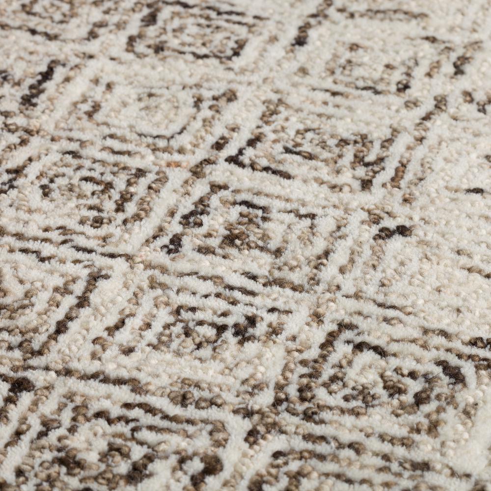 Zoe ZZ1 Chocolate 5' x 7'6" Rug. Picture 8