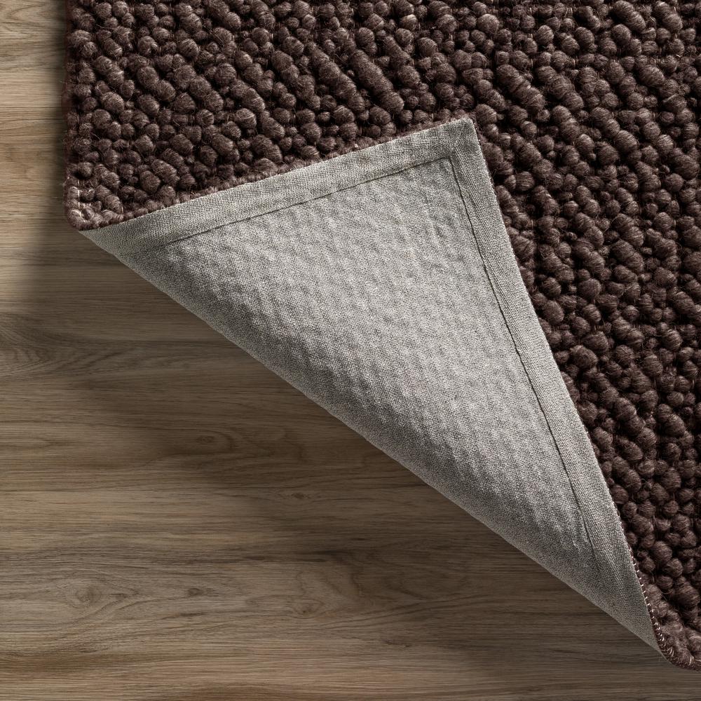Gorbea GR1 Chocolate 5' x 7'6" Rug. Picture 7
