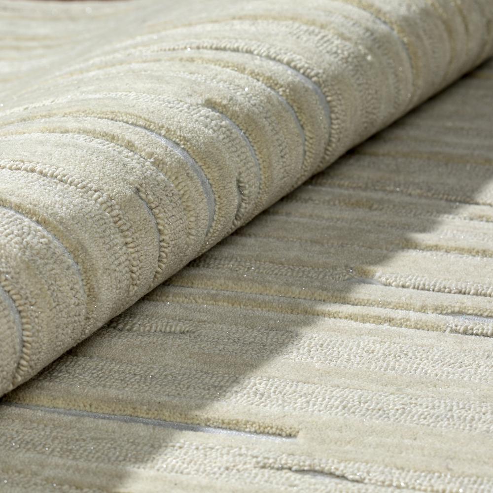 Vibes VB1 Ivory 5' x 7'6" Rug. Picture 6