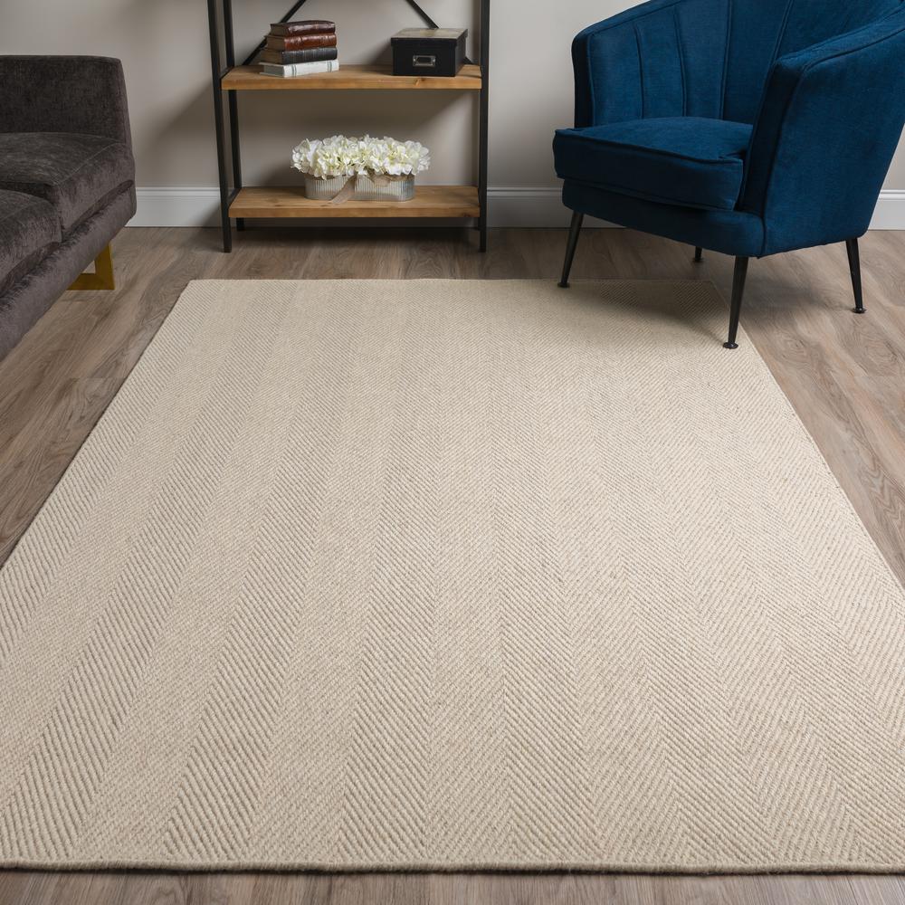 Monaco Sisal MC200 Linen 5' x 7'6" Rug. Picture 2