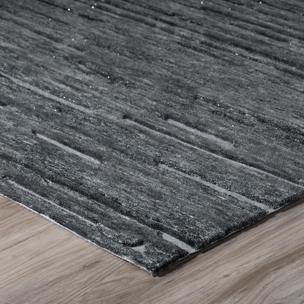 Vibes VB1 Black 5' x 7'6" Rug. Picture 4