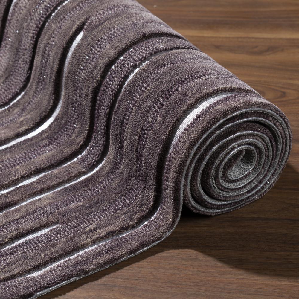 Vibes VB1 Purple 5' x 7'6" Rug. Picture 10