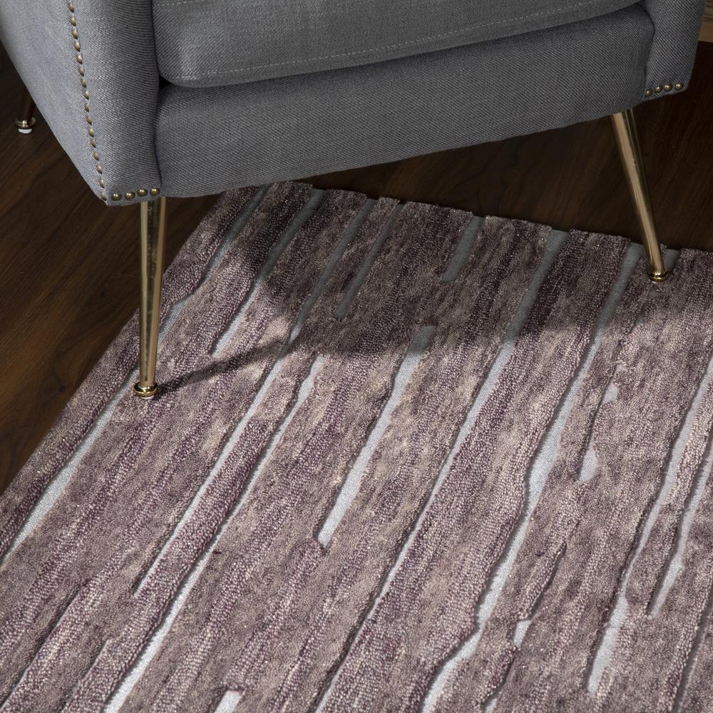 Vibes VB1 Purple 5' x 7'6" Rug. Picture 9