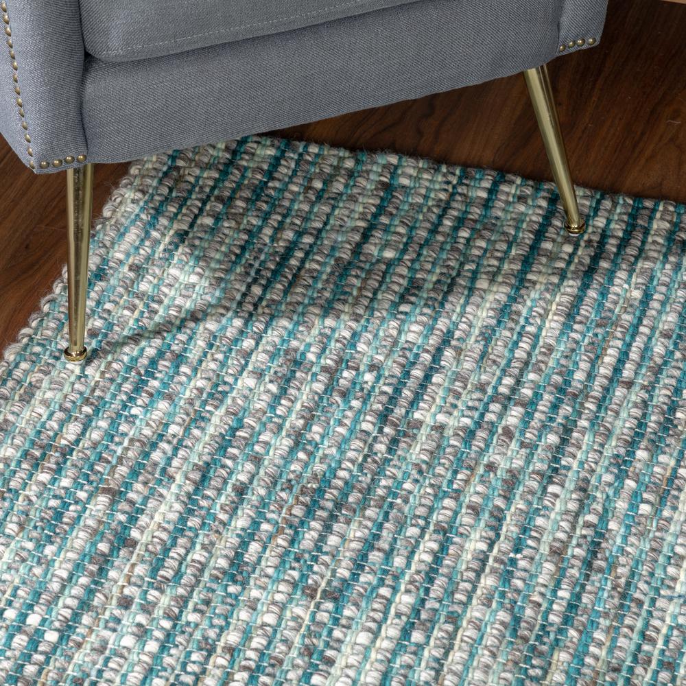 Bondi BD1 Turquoise 5' x 7'6" Rug. Picture 9
