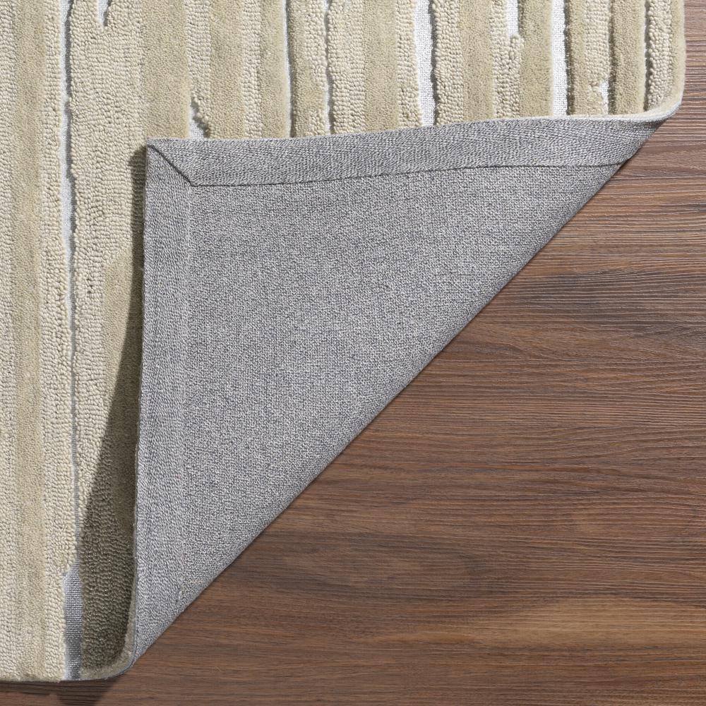 Vibes VB1 Ivory 5' x 7'6" Rug. Picture 7